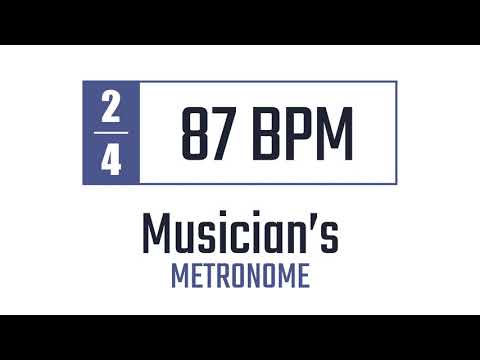87 BPM - 2/4 - Metronome
