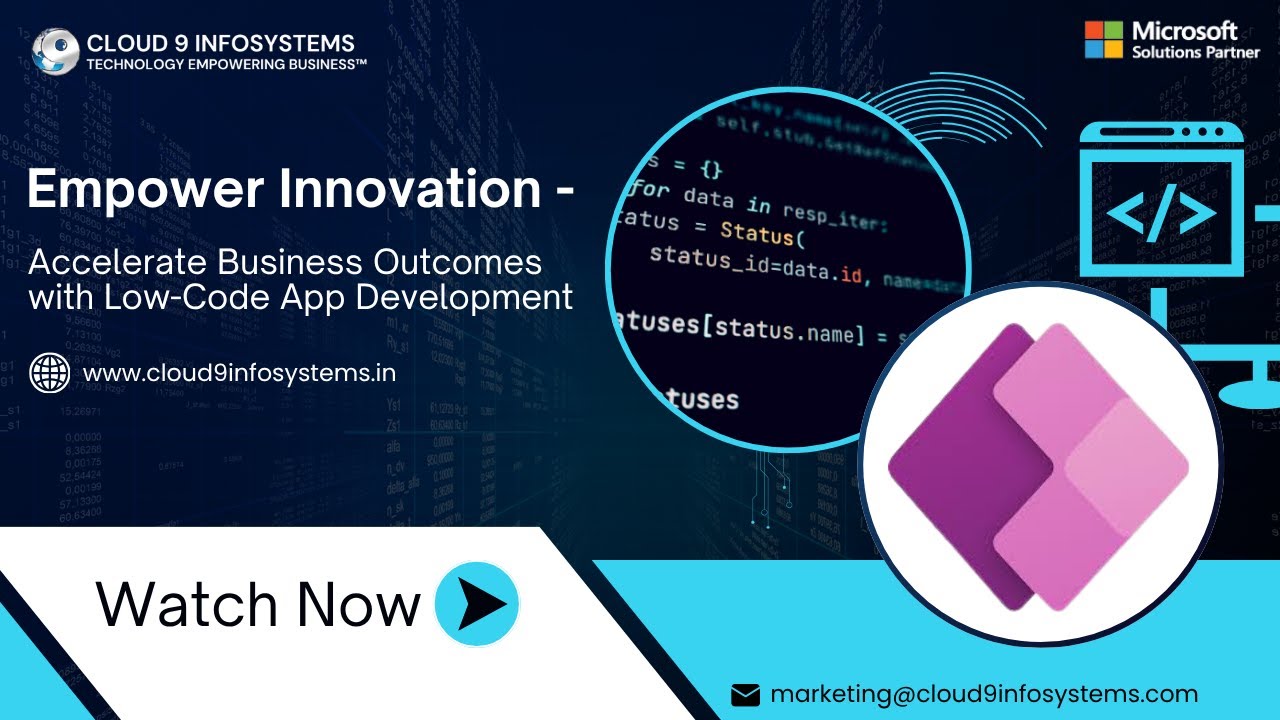 Unlock Business Efficiency with Microsoft Power Apps | Cloud 9 Infosystems Webinar
