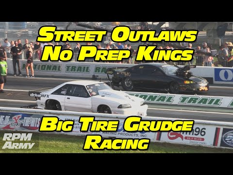 Street Outlaws No Prep Kings Big Tire Grudge Racing National Trail Raceway 2023 Round 2