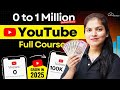 YouTube Full Course FREE How To Grow Your YouTube Channel Fast In 2024 Earn Money