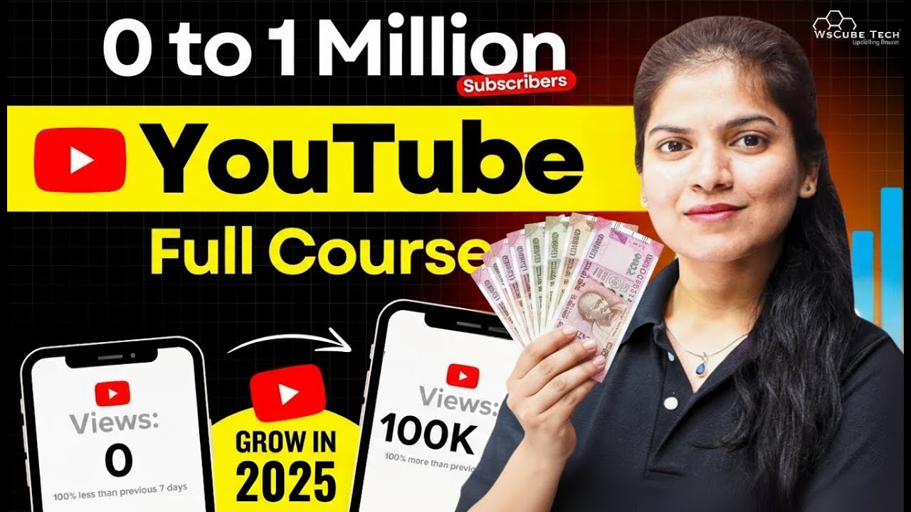 YouTube Full Course [FREE] | How to Grow Your YouTube Channel Fast in 2024 & Earn Money 🤑