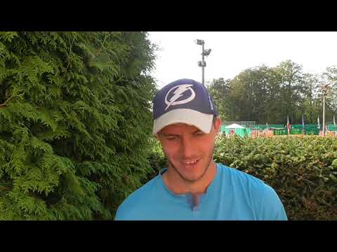 Filip Duda po prohře ve druhém kole kvalifikace Jablonec Open 2020