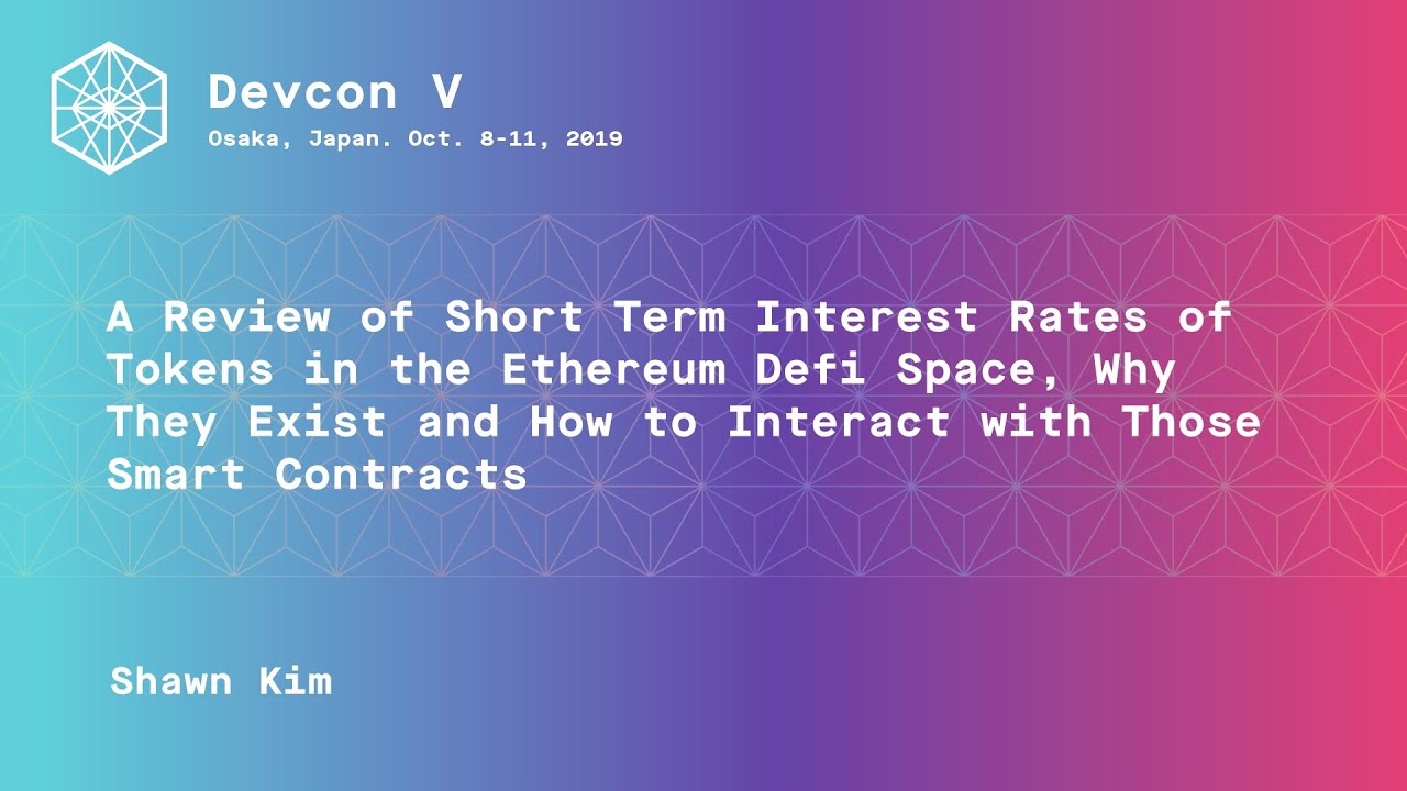 A review of short term interest rates of tokens in the Ethereum Defi space, why they exist and how to interact with those smart contracts preview
