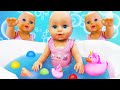 Baby Annabell Doll Morning Routine Baby Dolls Feeding With Toy Food