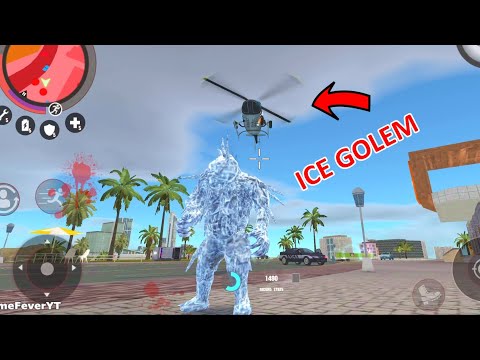 Stone Giant (ICE Golem Freeze Police Helicopter) Ice Thrones on Road Side - Android Gameplay HD