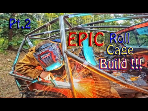 DIY JEEP Roll Cage BUILD Pt.2 Epic Exo build!!! PLUS How to Dovetail a Jeep Cj7