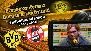 preview picture of video 'BVB Pressekonferenz zum Bundesligahit : Borussia Dortmund - 1. FC Köln'