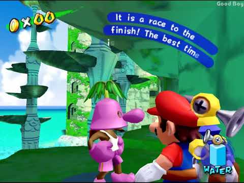 Super Mario Sunshine. Pt.33 "II Piantissimo's Surf Swim"