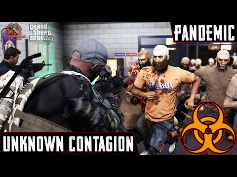 Unknown Contagion | PANDEMIC | Part 1 | Zombie Movie (GTA 5)
