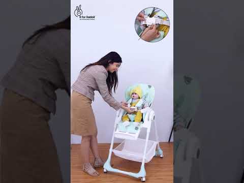 R for Rabbit Marshmallow High Chair - 7 Level Height Adjustment