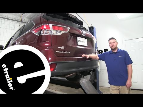 Step-By-Step Installation Tutorial for the Curt Trailer Hitch Receiver on a 2016 Toyota Highlander