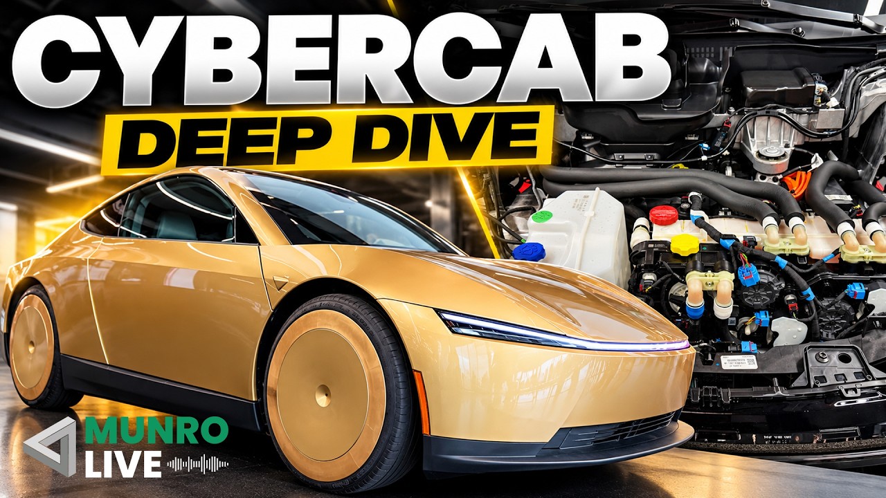 Tesla Cybercab on the production line