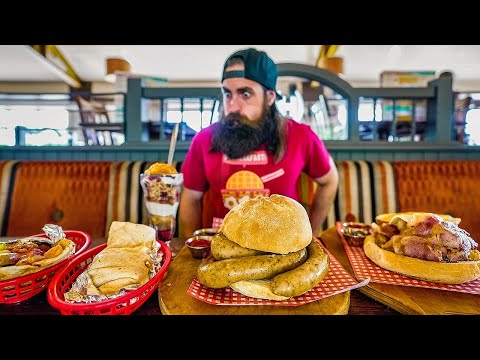 ONE MAN VS THE ENTIRE HUNGRY HORSE 'BIG BREAKFAST MENU' | BeardMeatsFood