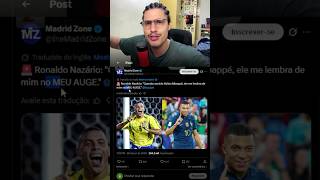 R9 ASSUMIU, MAS EU NÃO ACEITO! #ronaldo #mbappe #copadomundo