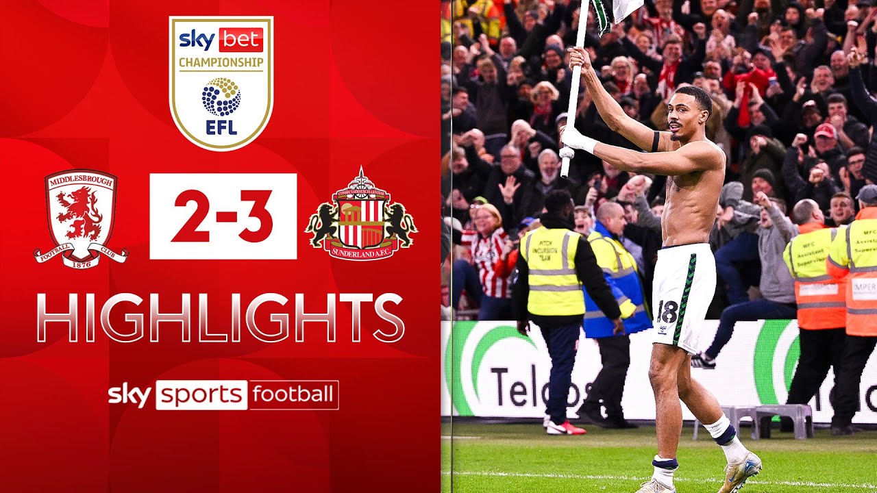 Horror OWN GOAL sees Black Cats win thriller! 😰 | Middlesbrough 2-3 Sunderland | EFL Highlights