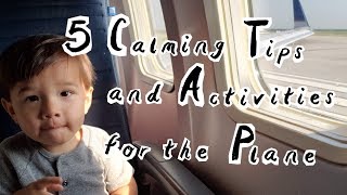 Five calming tips and activities for kids for the plane