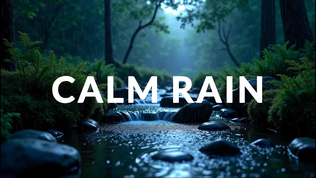 🌙 Forest Rain Sleep Music 24/7 | Soothing Instrumental for Deep Sleep, Relaxation & Stress Relief