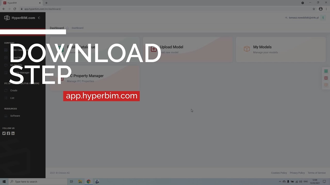 HyperBIM - Download STEP