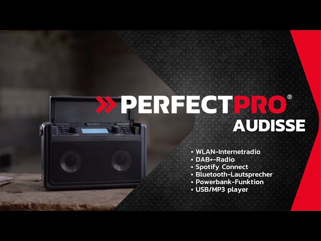 Video Teaser für PerfectPro Audisse (DE) - Das vielseitigste tragbare Outdoor-Radio aller Zeiten