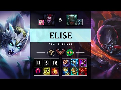 Elise Support vs Pyke - BR Grandmaster Patch 25.10