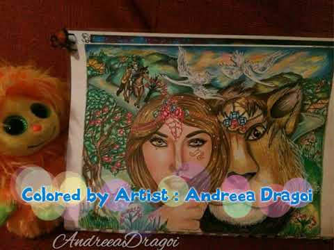 Adult Coloring : Zodiac Fairy Tales by Michelle Kahler & Andreea Dragoi