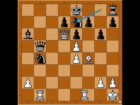 Vešto iskorišćena prilika za napad  ● ALEKHINE vs CHAJES # 1811