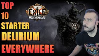 [FR SUB EN] DELIRIUM EVERYWHERE : TOP 10 STARTERS :D 50 PoB dans la description ! PoE 3.16