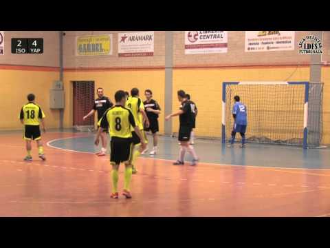 Liga Delicias de Fútbol Sala. Partido Isótopos - Yapo Yipi. División de honor