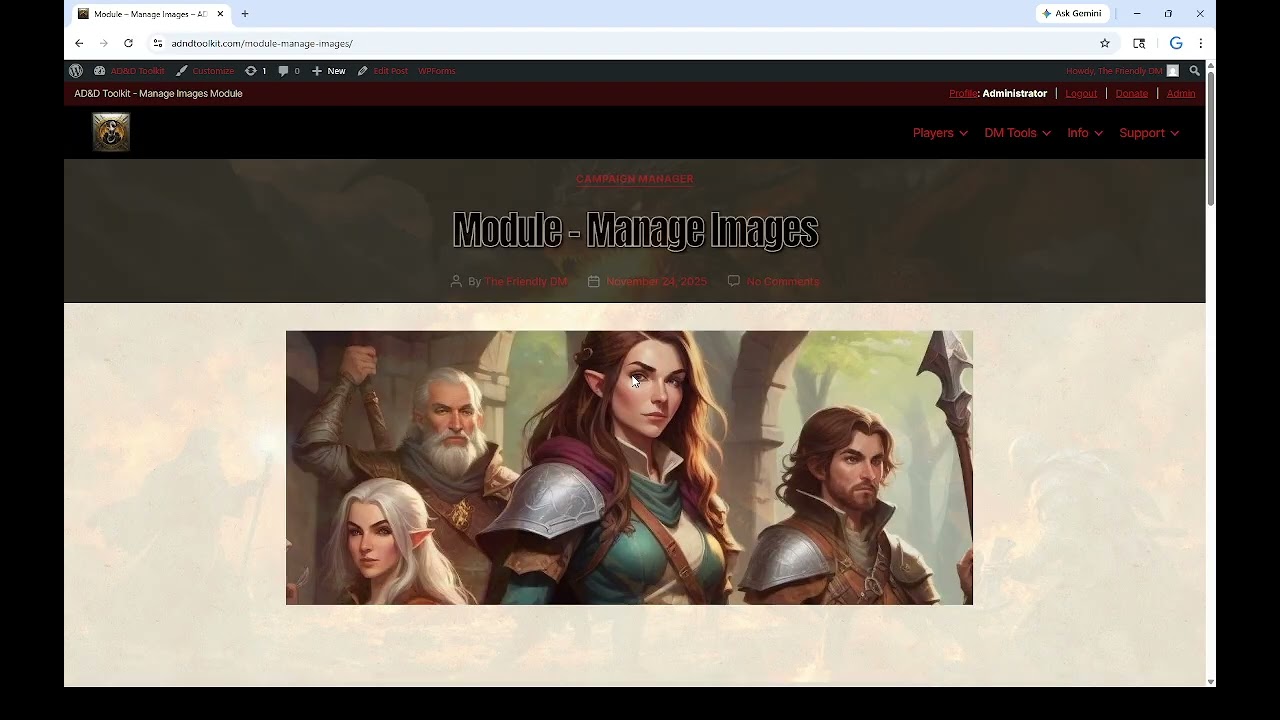 AD&D Toolkit - Our Blog