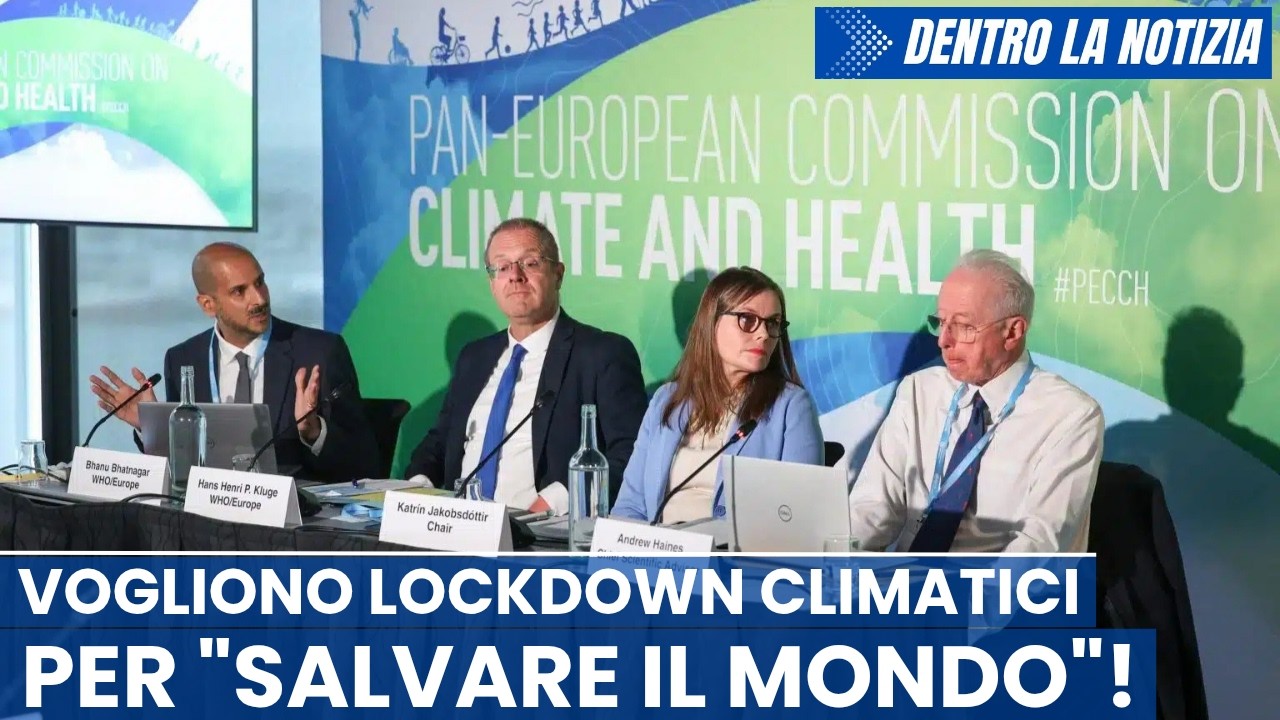 Commissione paneuropea per il clima e la salute: OMS dichiari un'emergenza sanitaria globale!