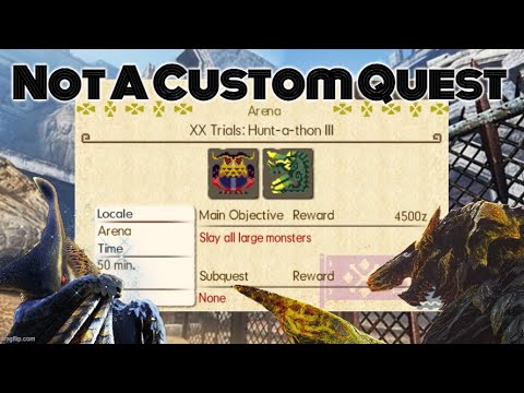 This weird quest in MHGU is actually real.