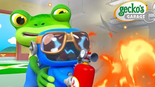 Download lagu Watch Out! Fire in the Garage | Gecko's Garage | Trucks For Children | Cartoons For Kids mp3 Download lagu Watch Out! Fire in the Garage | Gecko's Garage | Trucks For Children | Cartoons For Kids mp3