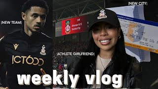 WEEKLY VLOG! | We're MOVING? + NEW TEAM + LIFE AS AN ATHLETE GIRLFRIEND + JUICY Q&A!