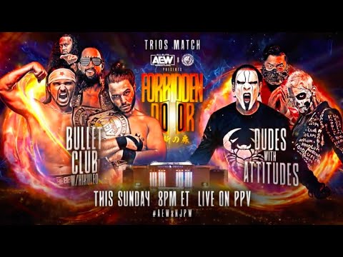 Bullet Club vs Dudes With Attitude Forbidden Door 2022 highlights