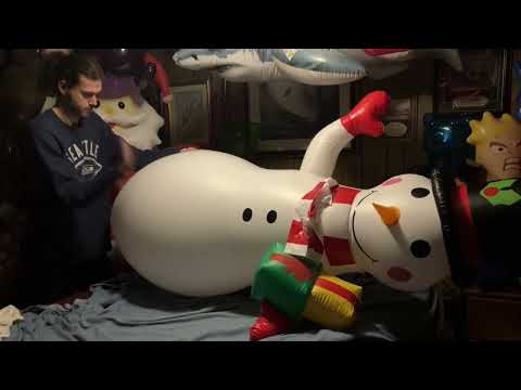 Snowman Power Puff