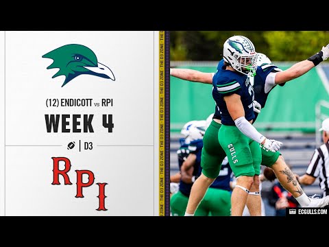 #12 Endicott vs. RPI Highlights | D3 College Football 2024