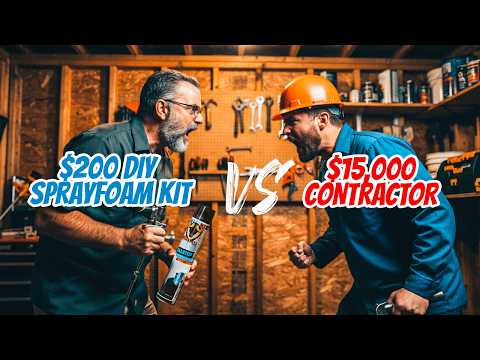 $200 DIY Kit CRUSHES $15,000 Contractor Bid: Simple Spray Foam Insulation for Dads