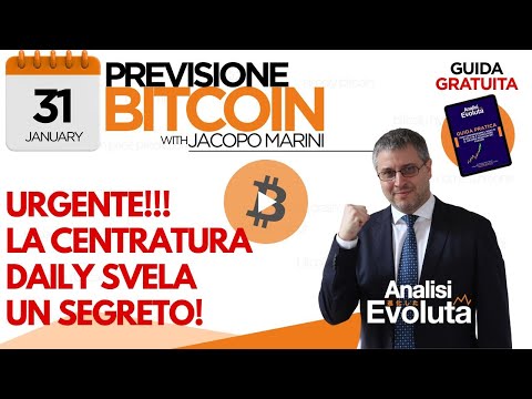 BITCOIN: URGENTE!!! LA CENTRATURA DAILY SVELA UN SEGRETO! #BitcoinAnalysis #BitcoinMarket #BTCPrice