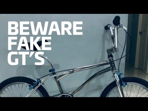 BMX Buyers Beware. Fake GT and Dyno frames and parts