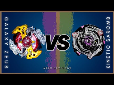GALAXY ZEUS.4M.Pl vs KINETIC SATOMB.2G.Lp | ON REAL LIFE BEYBLADE STADIUM
