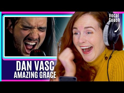 Metal Amazing Grace! Epic Brazilian Singer | Vocal Coach BREAKS DOWN Dan Vasc -  Metal Cover