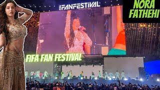 Nora fatehi at fifa world cup 2022|Nora fatehi dance performance at fifa fan festival