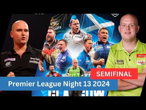 🎯LIVE:Michael van gerwen vs Rob Cross SEMIFINAL Premeir league night 13 Darts 2024 today score