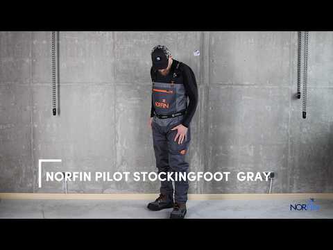 Brienambikses Norfin PILOT STOCKINGFOOT GRAY