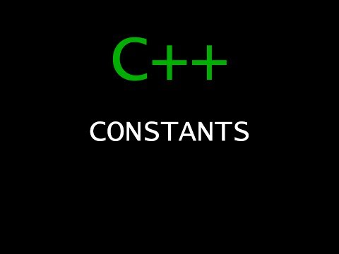 C Programming Tutorial 8 Constants