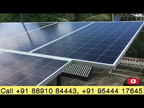5kw on grid project | MONO PERC | Thodupuzha | SEDNA SOLAR