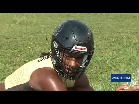 New Orleans Saints gift the Bonnabel Bruins new football helmets ahead of 2025 campaign