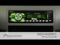 DEH-6400BT - CD Receiver with Dot Matrix LCD Display, Color