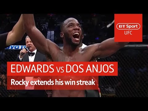 Leon Edwards vs Rafael dos Anjos (Fight Highlights)
