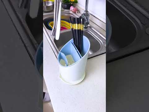 这个筷子沥水架，真是没得说，放在厨房美观又实用#居家必备#筷子沥水架